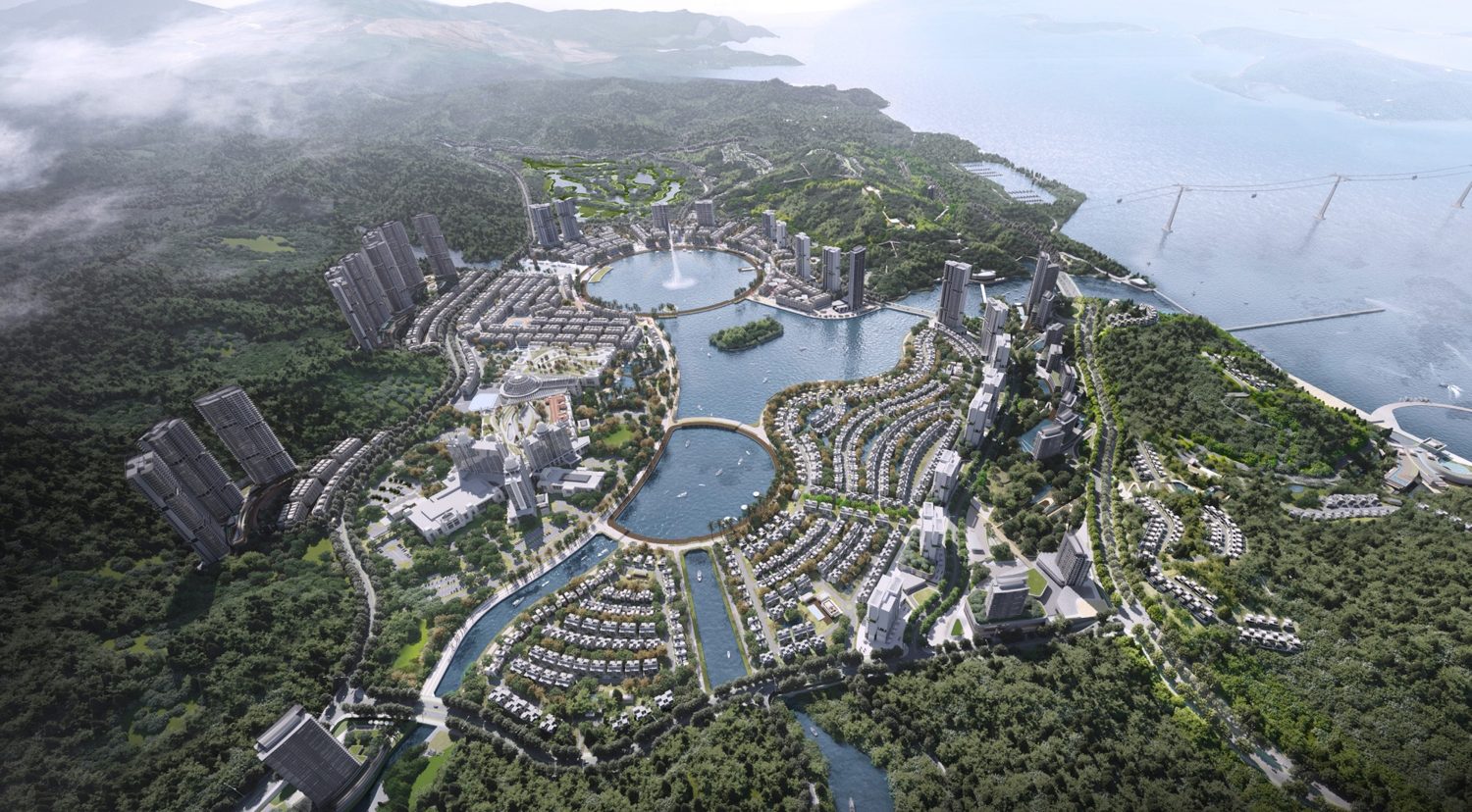 Phối cảnh tổ hợp nghỉ dưỡng, giải trí của Sun Group tại Vân Đồn